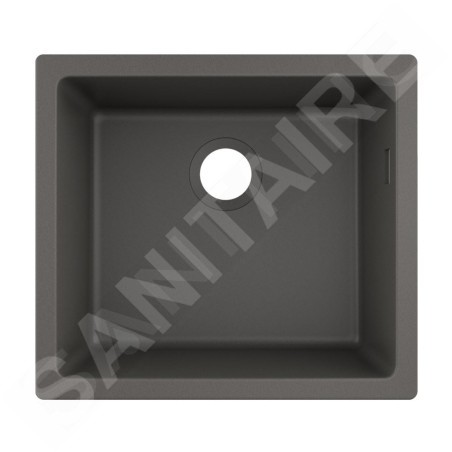 Hansgrohe Éviers - Evier encastré granit S510-U450, pierre grise 43431290