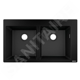 Hansgrohe Éviers - Evier encastré granit S510-F770, graphite noir 43316170