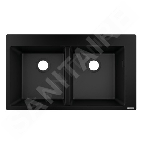 Hansgrohe Éviers - Evier encastré granit S510-F770, graphite noir 43316170