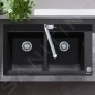 Hansgrohe Éviers - Evier encastré granit S510-F770, graphite noir 43316170 Hansgrohe Éviers - Evier encastré granit S510-F770, graphite noir 43316170
