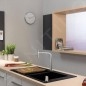 Hansgrohe Éviers - Evier encastré granit S510-F770, graphite noir 43316170 Hansgrohe Éviers - Evier encastré granit S510-F770, graphite noir 43316170