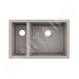 Hansgrohe Éviers - Evier encastré granit S510-U635, béton gris 43433380