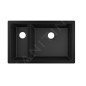 Hansgrohe Éviers - Evier encastré granit S510-U635, graphite noir 43433170 Hansgrohe Éviers - Evier encastré granit S510-U635, graphite noir 43433170