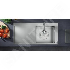Hansgrohe M71 - Robinet de cuisine M7119-H200 2 trous avec douchette extractible, sBox, chrome 73804000