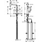 Hansgrohe M71 - Mitigeur d'évier M7115-H240 avec douchette extractible, sBox, finition inox 73802800