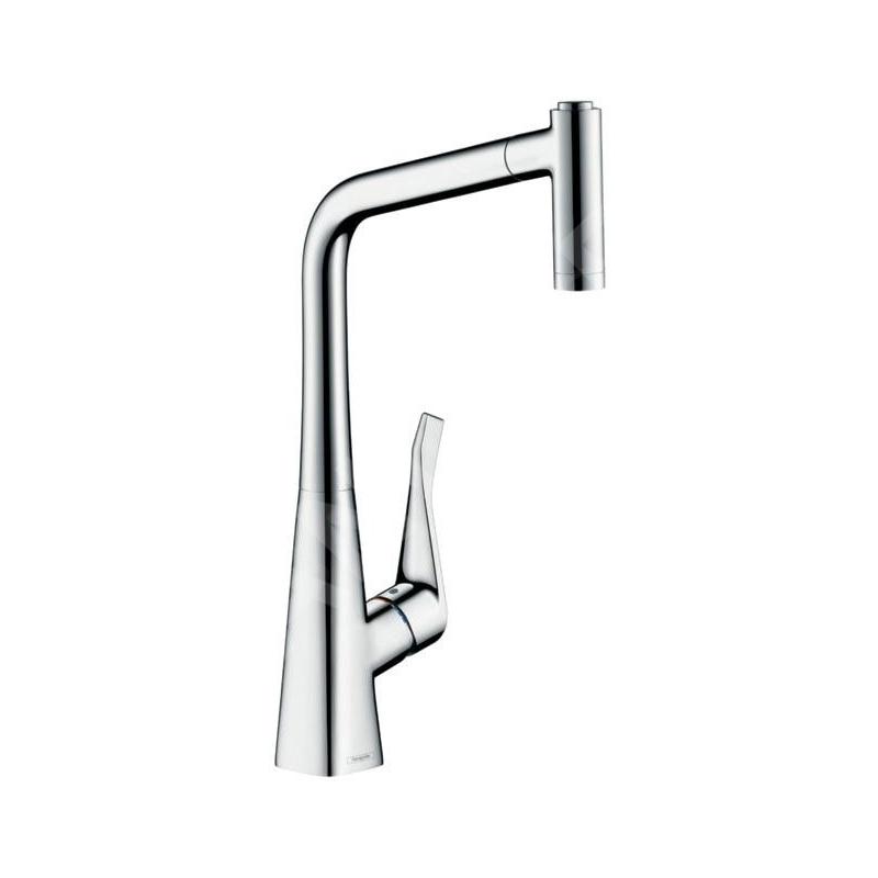 Hansgrohe M71 - Mitigeur d'évier M7116-H320 avec douchette extractible, sBox, chrome 73801000