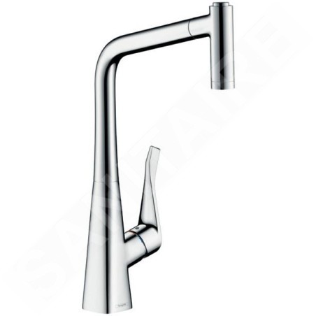 Hansgrohe M71 - Mitigeur d'évier M7116-H320 avec douchette extractible, sBox, chrome 73801000