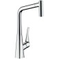Hansgrohe M71 - Mitigeur d'évier M7116-H320 avec douchette extractible, sBox, chrome 73801000