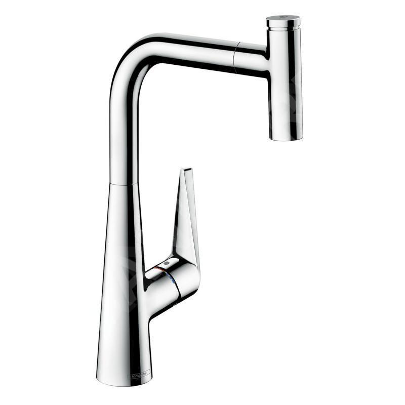 Hansgrohe Talis Select M51 - Mitigeur d'évier M5115-H300 avec douchette extractible, sBox, chrome 73853000