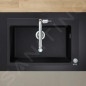 Hansgrohe Éviers - Evier encastré granit S510-F660, graphite noir 43313170 Hansgrohe Éviers - Evier encastré granit S510-F660, graphite noir 43313170