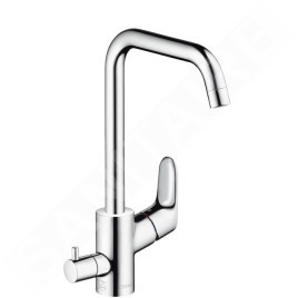 Hansgrohe Focus M41 - Mitigeur d’évier à levier avec soupape d'arrêt, chrome 31823000