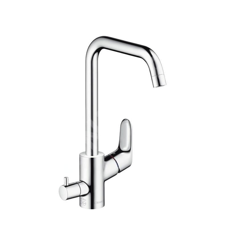 Hansgrohe Focus M41 - Mitigeur d’évier à levier avec soupape d'arrêt, chrome 31823000 Hansgrohe Focus M41 - Mitigeur d’évier à levier avec soupape d'arrêt, chrome 31823000
