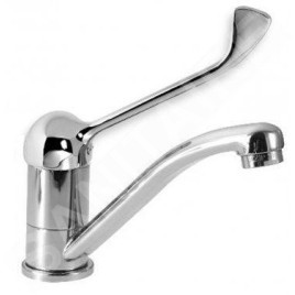 Novaservis Metalia 55 - Robinetterie d'évier avec levier médical, chrome 55096L,0