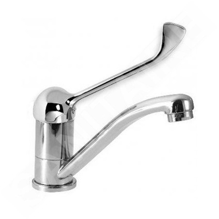 Novaservis Metalia 55 - Robinetterie d'évier avec levier médical, chrome 55096L,0