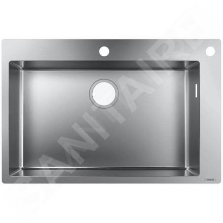 Hansgrohe Éviers - Evier encastré S712-F660, inox 43308800