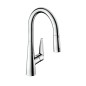 Hansgrohe Talis M51 - Mitigeur d'évier Talis avec douchette extractible, sBox, EcoSmart, chrome 73876000