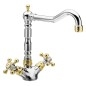 Sapho Antea - Mitigeur d’évier, chrome/or 3122 Sapho Antea - Mitigeur d’évier, chrome/or 3122
