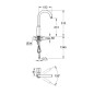 Grohe Red - Soupape de support Mono, chrome 30035000