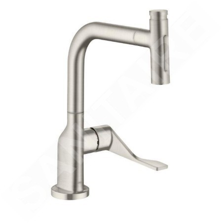 Axor Citterio - Mitigeur d'évier avec douchette extractible, sBox, aspect inox 39862800