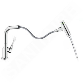 Axor Citterio - Mitigeur d'évier avec douchette extractible, sBox, aspect inox 39862800