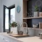 Hansgrohe Éviers - Evier encastré granit S510-F450, pierre grise 43312290 Hansgrohe Éviers - Evier encastré granit S510-F450, pierre grise 43312290
