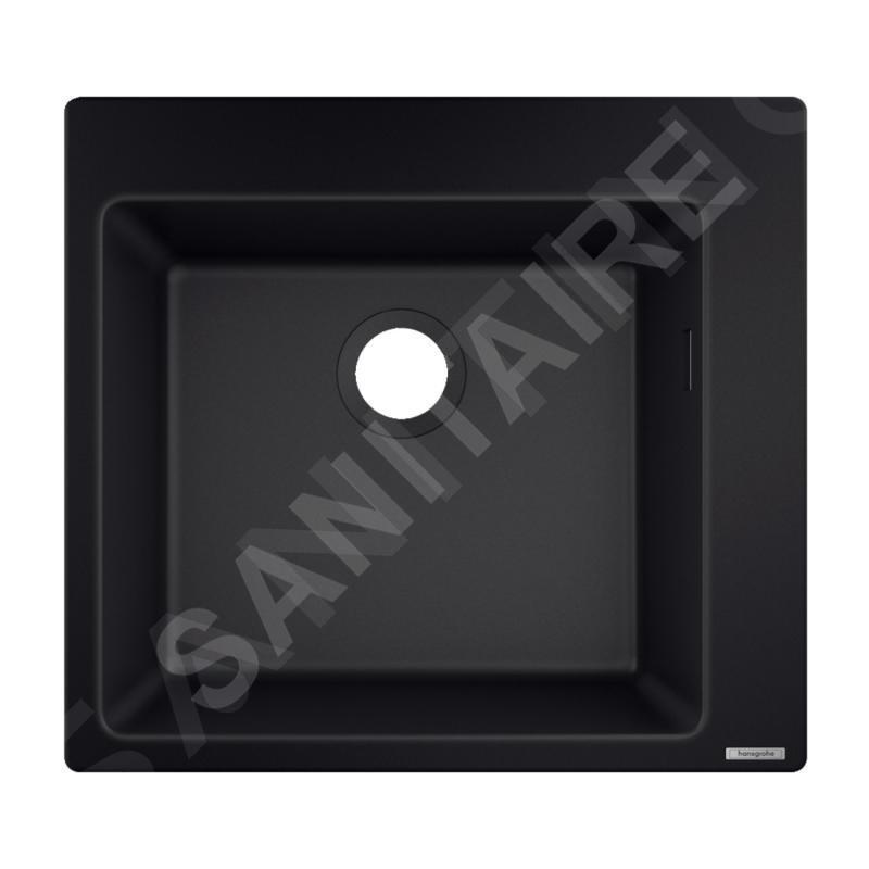 Hansgrohe Éviers - Evier encastré granit S510-F450, graphite noir 43312170 Hansgrohe Éviers - Evier encastré granit S510-F450, graphite noir 43312170