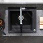 Hansgrohe Éviers - Evier encastré granit S510-F450, graphite noir 43312170 Hansgrohe Éviers - Evier encastré granit S510-F450, graphite noir 43312170