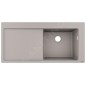 Hansgrohe Éviers - Evier encastré granit S514-F450, béton gris 43314380 Hansgrohe Éviers - Evier encastré granit S514-F450, béton gris 43314380