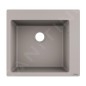 Hansgrohe Éviers - Evier encastré granit S510-F450, béton gris 43312380