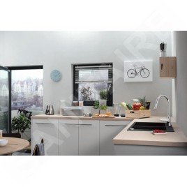 Hansgrohe Focus M42 - Mitigeur d'évier M4216-H220 avec douchette extractible, chrome 71820000