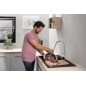 Hansgrohe Focus M42 - Mitigeur d'évier M4216-H220 avec douchette extractible, chrome 71820000