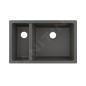 Hansgrohe Éviers - Evier encastré granit S510-U635, pierre grise 43433290 Hansgrohe Éviers - Evier encastré granit S510-U635, pierre grise 43433290