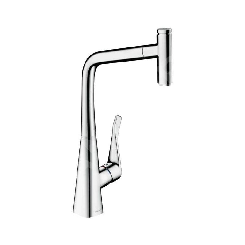 Hansgrohe M71 - Mitigeur d'évier M7115-H320 avec douchette extractible, sBox, chrome 73803000