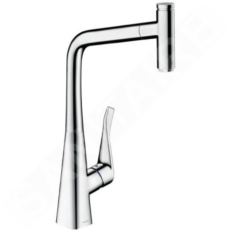 Hansgrohe M71 - Mitigeur d'évier M7115-H320 avec douchette extractible, sBox, chrome 73803000