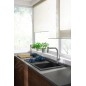 Hansgrohe M71 - Mitigeur d'évier M7116-H220 avec douchette extractible, sBox, chrome 73800000