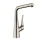 Hansgrohe Metris New - Mitigeur d’évier, design : inox 14822800