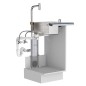 Hansgrohe M71 - Mitigeur d'évier M7120-H200 avec douchette extractible, installation 2 trous, sBOX, chrome noir brossé 73818340