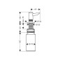 Hansgrohe Accessoires - Doseur de savon, design : inox 40418800