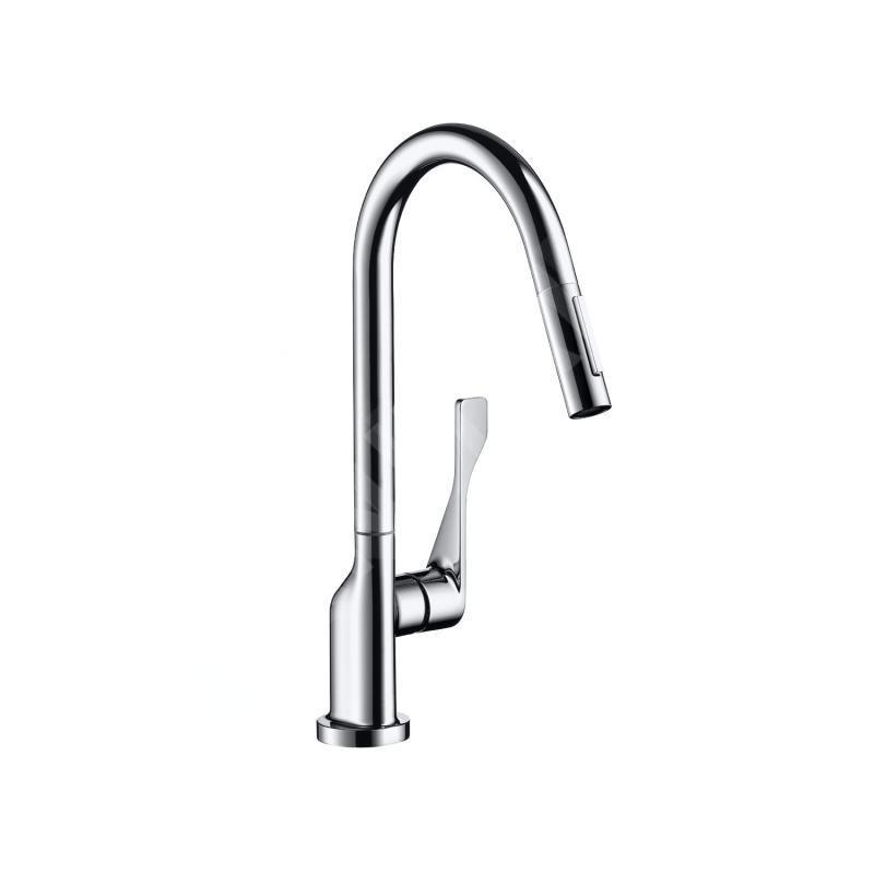 Axor Citterio - Mitigeur d’évier avec douchette extractible, chrome 39835000