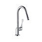 Axor Citterio - Mitigeur d’évier avec douchette extractible, chrome 39835000