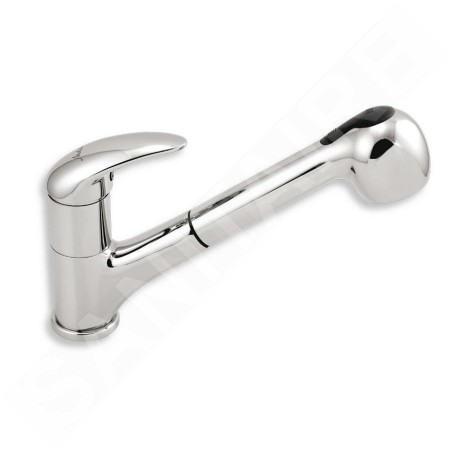 Novaservis Metalia 55 - Robinetterie d’évier avec douchette extractible, chrome 55081,0