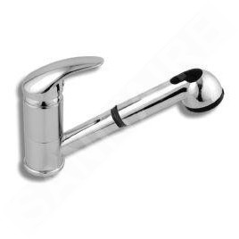 Novaservis Titania Lux - Robinetterie d’évier avec douchette extractible, chrome 91081,0