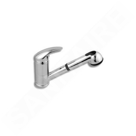 Novaservis Titania Lux - Robinetterie d’évier avec douchette extractible, chrome 91081,0