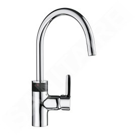 Kludi E-Go - Mitigeur d’évier électronique, alimentation secteur, chrome 422000575
