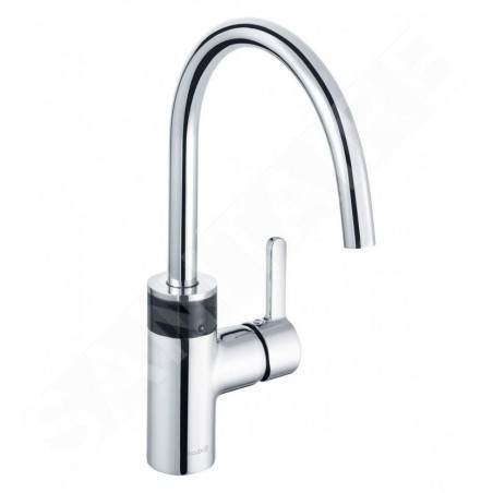 Kludi E-Go - Mitigeur d’évier électronique, alimentation par pile, chrome 422100575