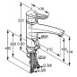 Kludi Mx - Mitigeur d’évier, chrome 399070562
