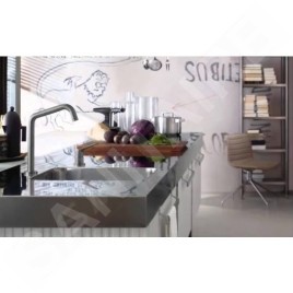 Axor Citterio M - Mitigeur d’évier à deux trous, aspect inox 34820800