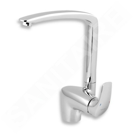 Novaservis Metalia 57 - robinetterie d’évier pour montage sous fenêtre, chrome 57115,0