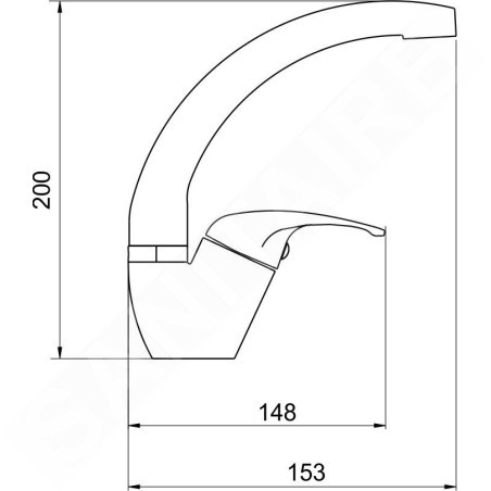Novaservis Metalia 55 - Robinetterie d’évier, chrome 55016,0