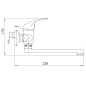 Novaservis Metalia 55 - Mitigeur d'évier 100 mm, chromé 55077,0 Novaservis Metalia 55 - Mitigeur d'évier 100 mm, chromé 55077,0